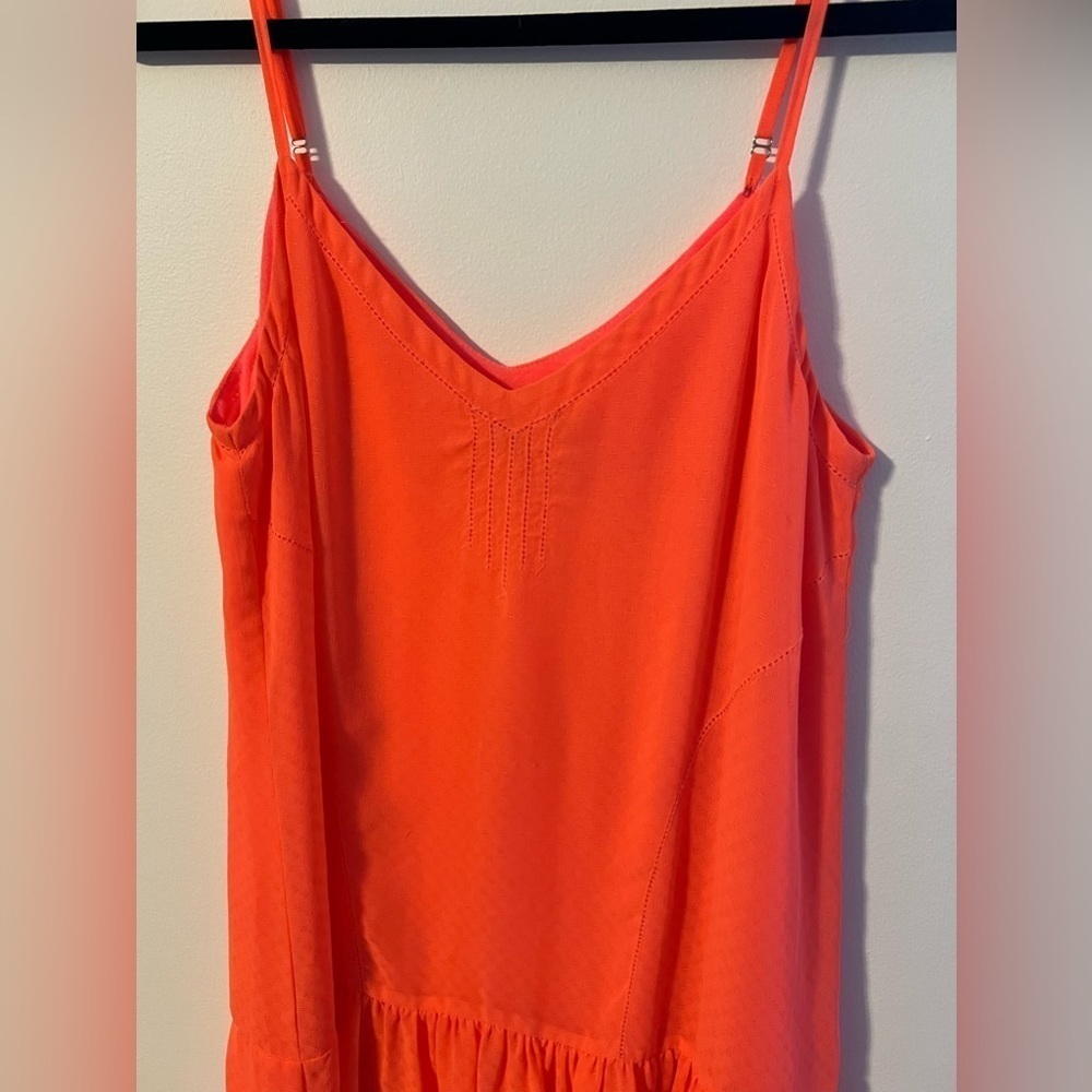 Dolce Vita Casual Mini Dress Adjustable Straps Coral Small - Picture 5 of 9